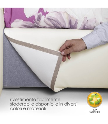 Letto Elegant Imbottito capitonne'