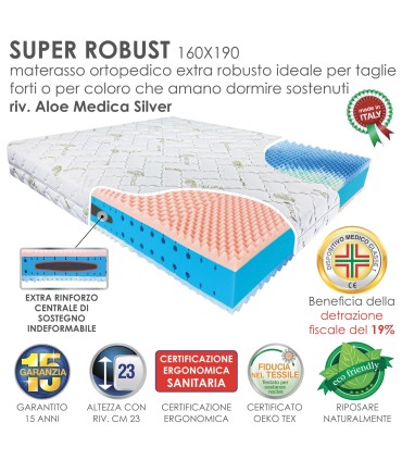 Materasso Super Robust Matrimoniale ALO