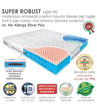 Materasso Super Robust Matrimoniale NOA