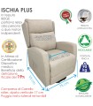 Poltrona Ischia Plus Reclinabile Anziani Beige
