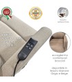 Poltrona Ischia Plus Reclinabile Anziani Beige