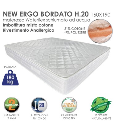 Materasso New Ergo Matrimoniale 160x190