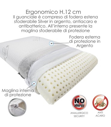 Guanciale Super Soft Ergonomico H 12
