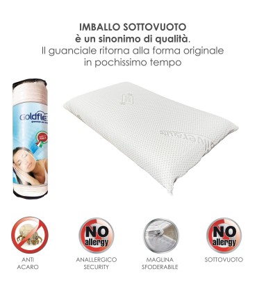 Guanciale Super Soft Multipose Scavato 8-12 cm