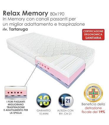 Materasso Relax Memory Singolo