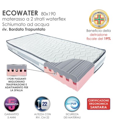 Materasso Ecowater Singolo