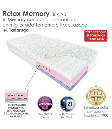 Materasso Relax Memory Singolo