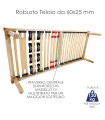 Rete Fiordaliso ECO Doghe in Legno Singola