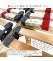 Rete Fiordaliso ECO Doghe in Legno Matrimoniale