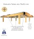 Rete Orchidea Double ECO Doghe in Legno Matrimoniale