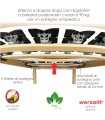 Rete Orchidea Double ECO Doghe in Legno Piazza e Mezza