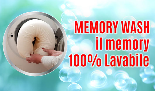 MEMORY WASH 100% lavabile